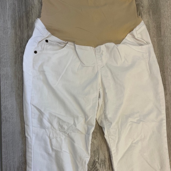 A:Glow White Maternity Jeans Size 10 - Picture 2 of 4